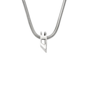 Diesel D Logo Stainless Steel Unisex Necklace DX1672040