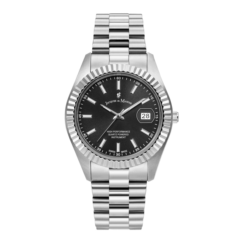 Jacques du Manoir Inspiration Business Hommes Montre Argent JWN01702-zoom-