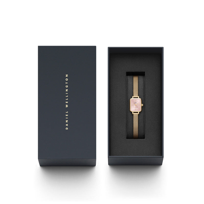 Daniel Wellington Quadro Femmes Montre Or DW00100655-zoom-