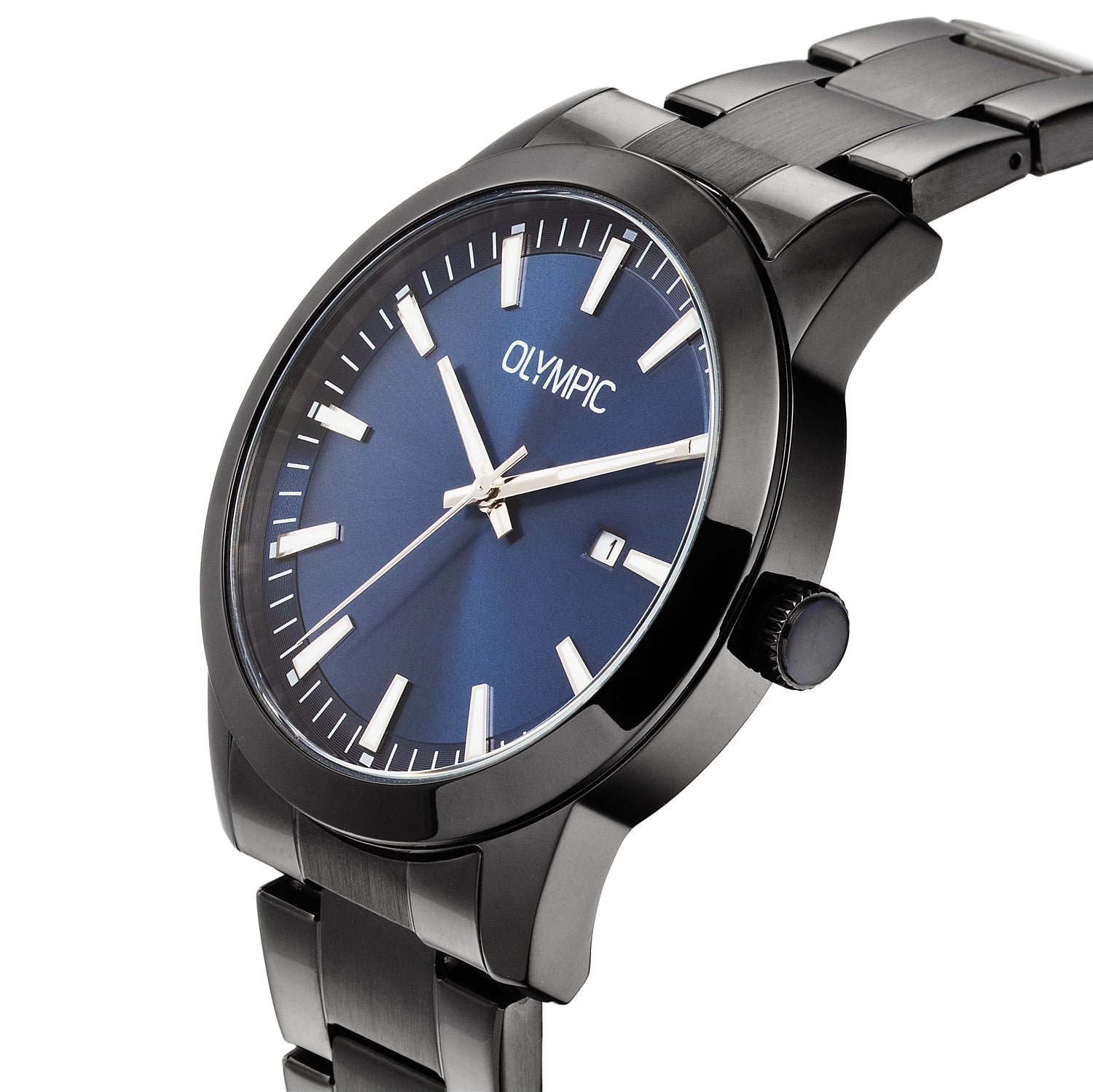 Olympic Frank Blauw Heren Horloge 2002-OL90HZZ001