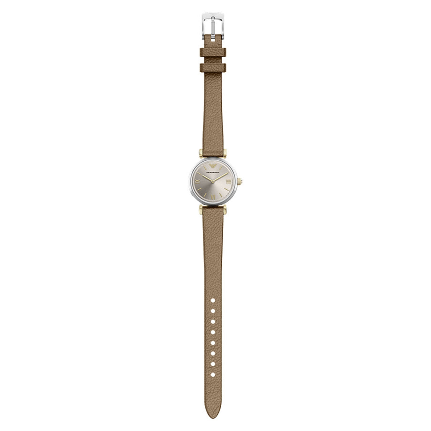 Emporio Armani Round Gold Dial Watch AR11770