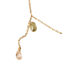 P D Paola Color 18 karat gold plated Necklace CO01-863-U