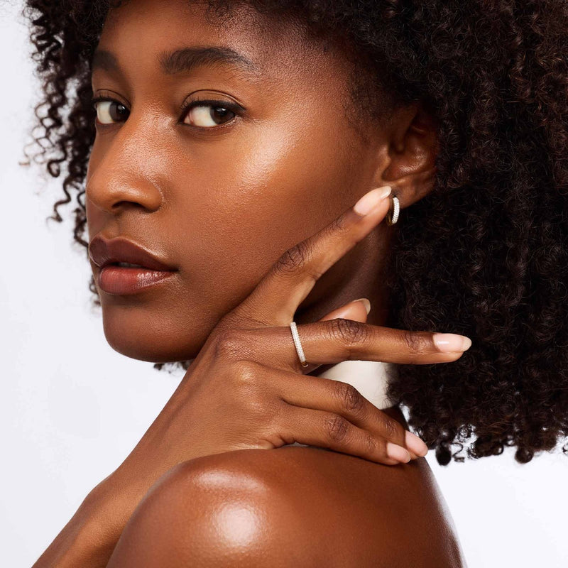 Isabel Bernard De la Paix Bague Laure en or 14 carats avec diamant de 0,22 carat IBD330035-58-zoom-