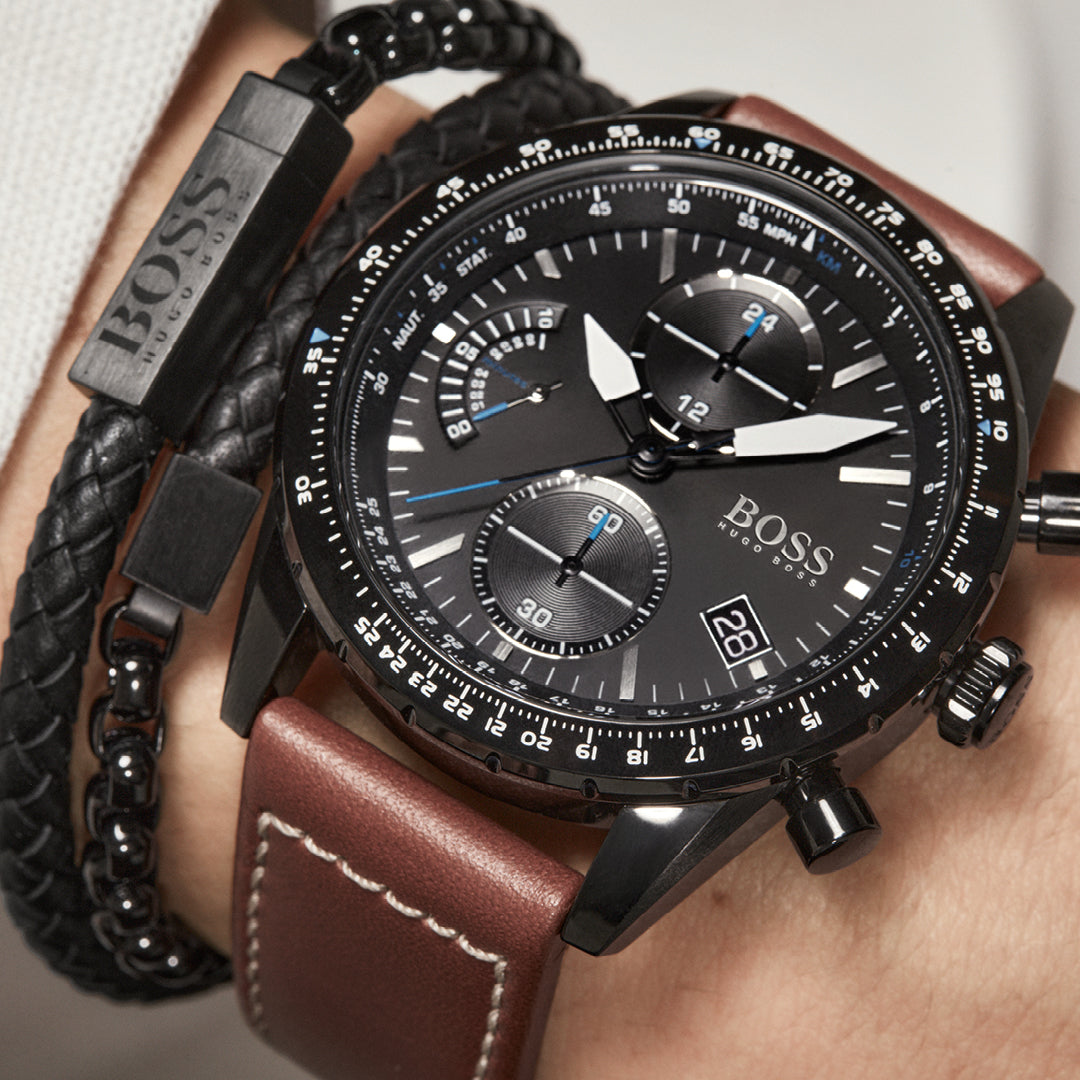 Hugo Boss BOSS Pilot Edition Chronograaf horloge HB1513851