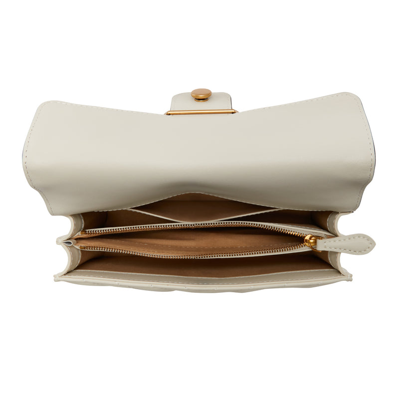 Pinko Love One Femmes Sac Besace Blanc 100059-A1R3-ZZ2Q-zoom-