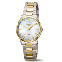 Boccia Titanium Parelmoer Dames Horloge 2002-3363-04