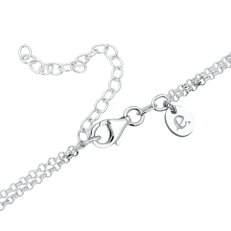 Elli 925 Sterling Silver Layered Necklace with Pendant 2004-BF-0007728-001-zoom-