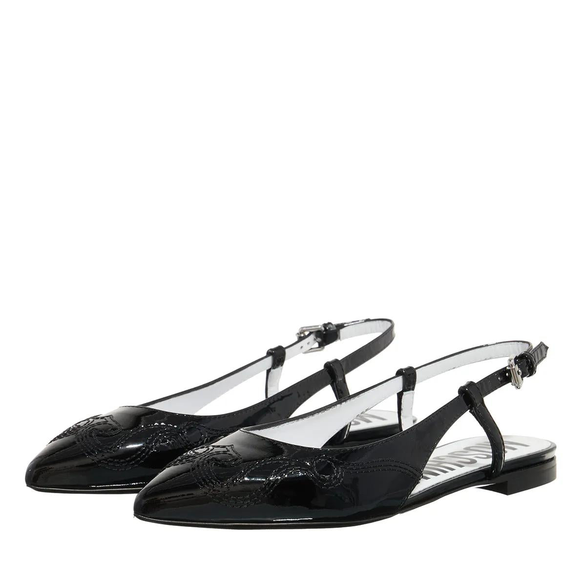 Moschino Zwarte Leren Espadrilles 2001-A0477082_39