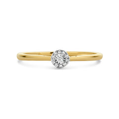Blush Diamonds 14k Gold Ring with Diamond 1646BDI/52