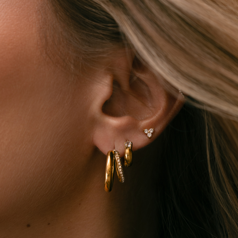 Mockberg Kenza Raya Gold Plated Hoops MB1759-zoom-