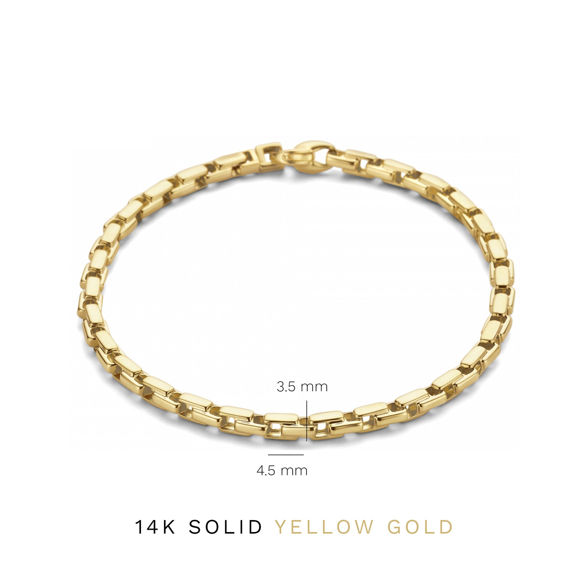 Isabel Bernard Aidee Gigi 14 Carat Golden Bracelet IB320086