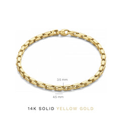 Isabel Bernard Aidee Gigi 14 Carat Golden Bracelet IB320086