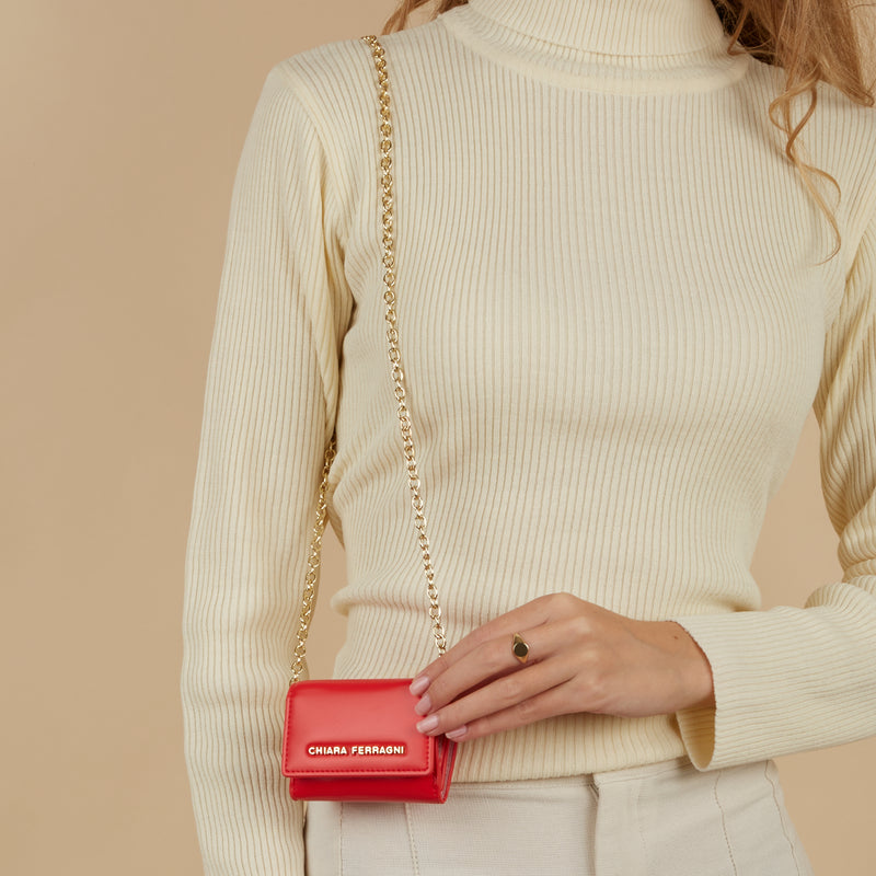 Chiara Ferragni Sac Besace Rouge 75SB4BK6-ZS959-514-zoom-