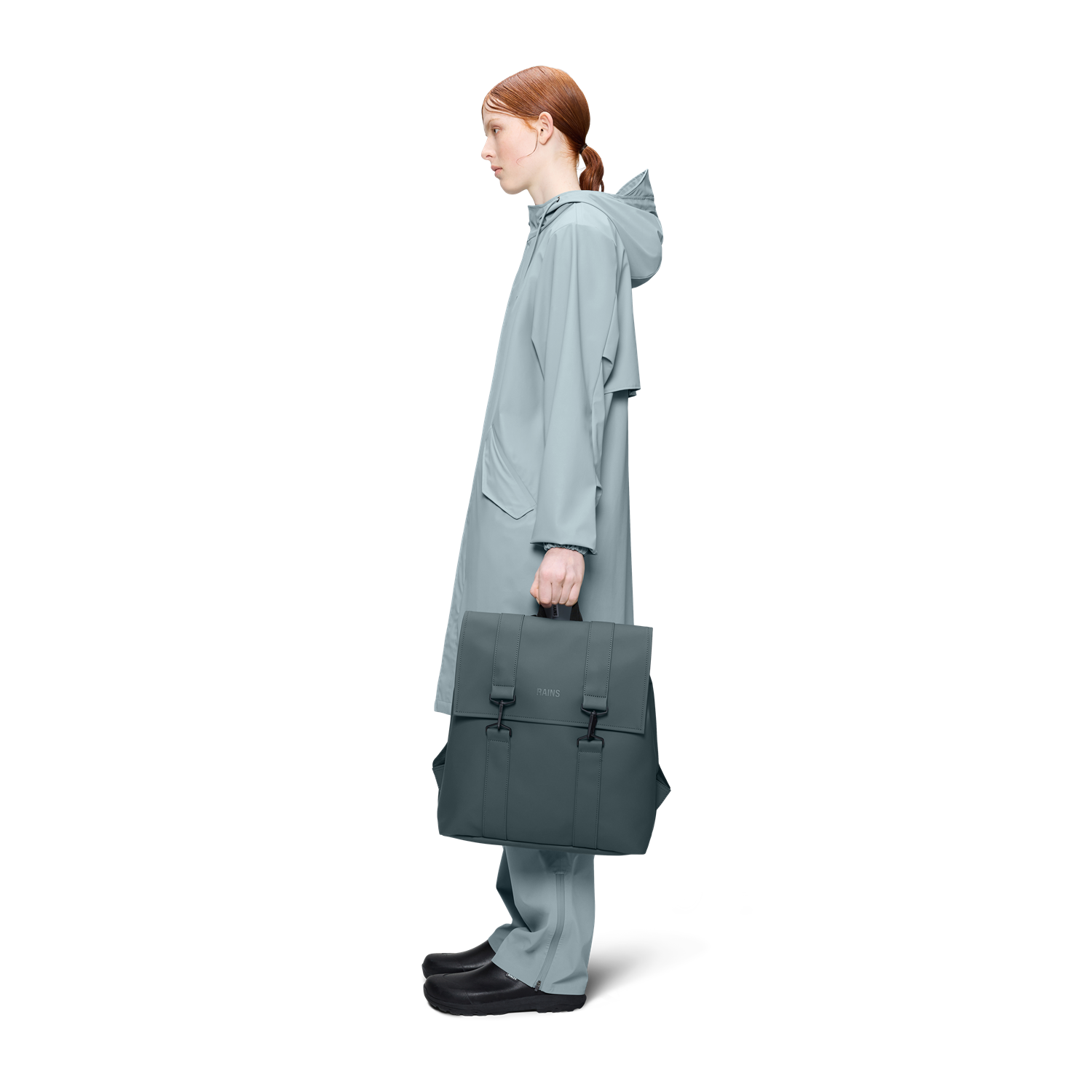 Rains Dark Grey MSN Bag R13300-153