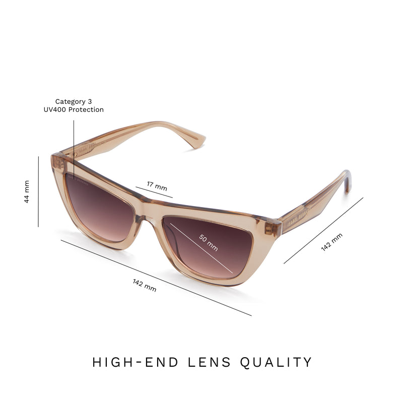 Isabel Bernard La Villette Femmes Lunettes de Soleil Beige IB400006-02-14-zoom-