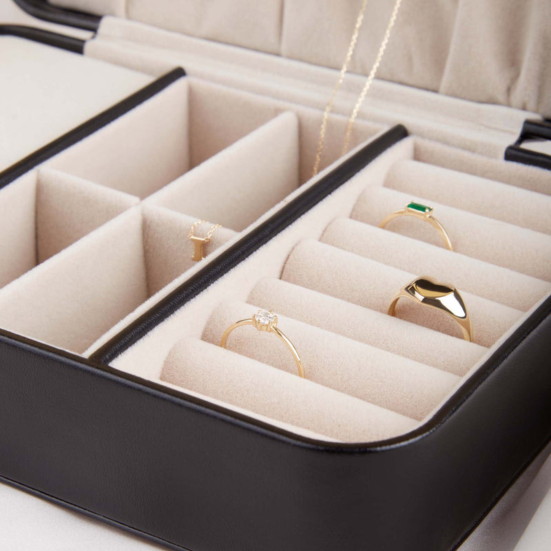 Isabel Bernard Cadeau d'Isabel Femmes Boîte à Bijoux Noir IBJB202003-zoom-