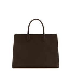 Isabel Bernard Honoré Nadine Brown Calfskin Leather Handbag with Laptop Compartment IB25087