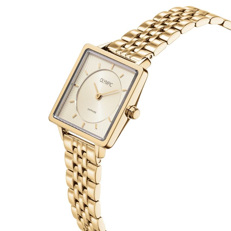 Olympic Montre Pour Femme Dorée et Crème OL1DDD001-zoom-