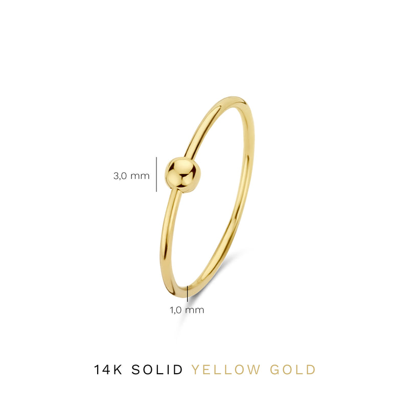 Isabel Bernard Belleville Odette 14 Karaat Gouden Ring IB330027-50-zoom-