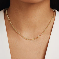 Isabel Bernard Aidee Julee 14 Carat Golden Schakel Necklace IB340111