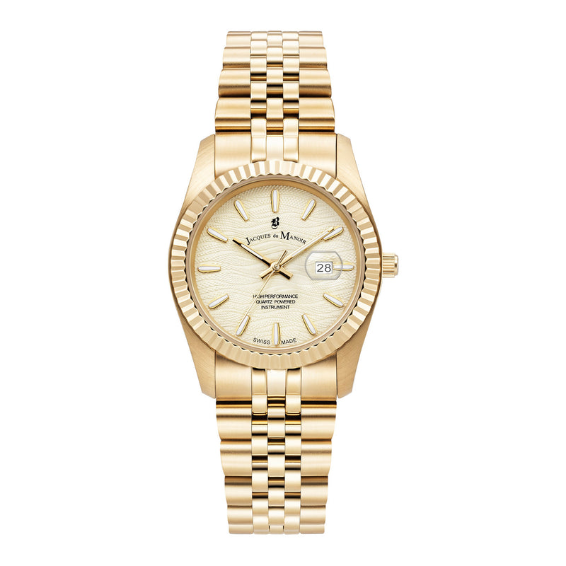 Jacques du Manoir Inspiration Prestige Femmes Montre Or JWL01804-zoom-