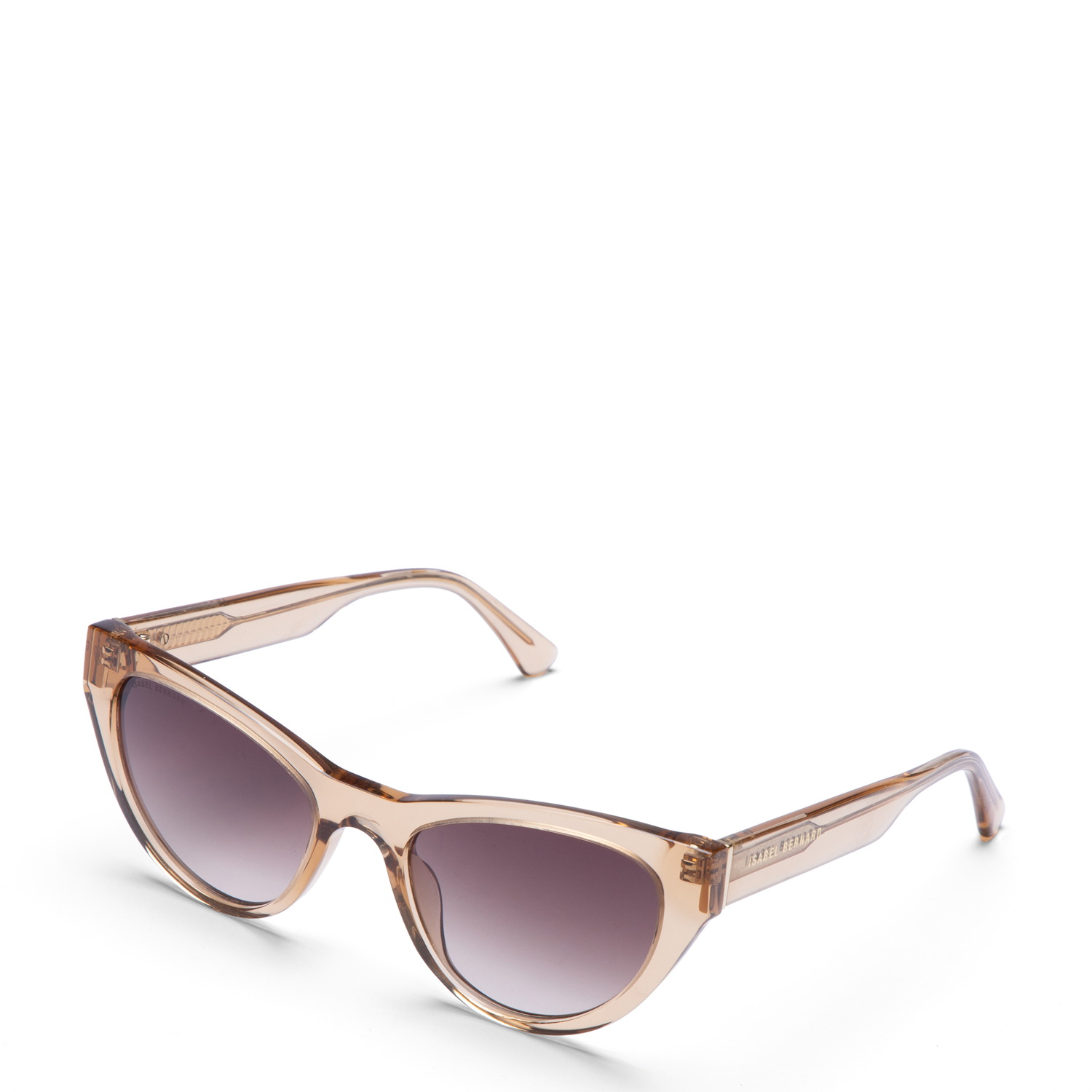 Isabel Bernard La Vilette Transparent Brown Sunglasses IB380011-13-14