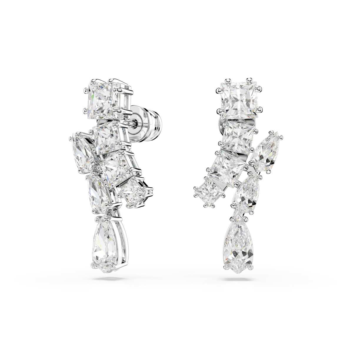 Swarovski Matrix Silver Ear Stud 5700418