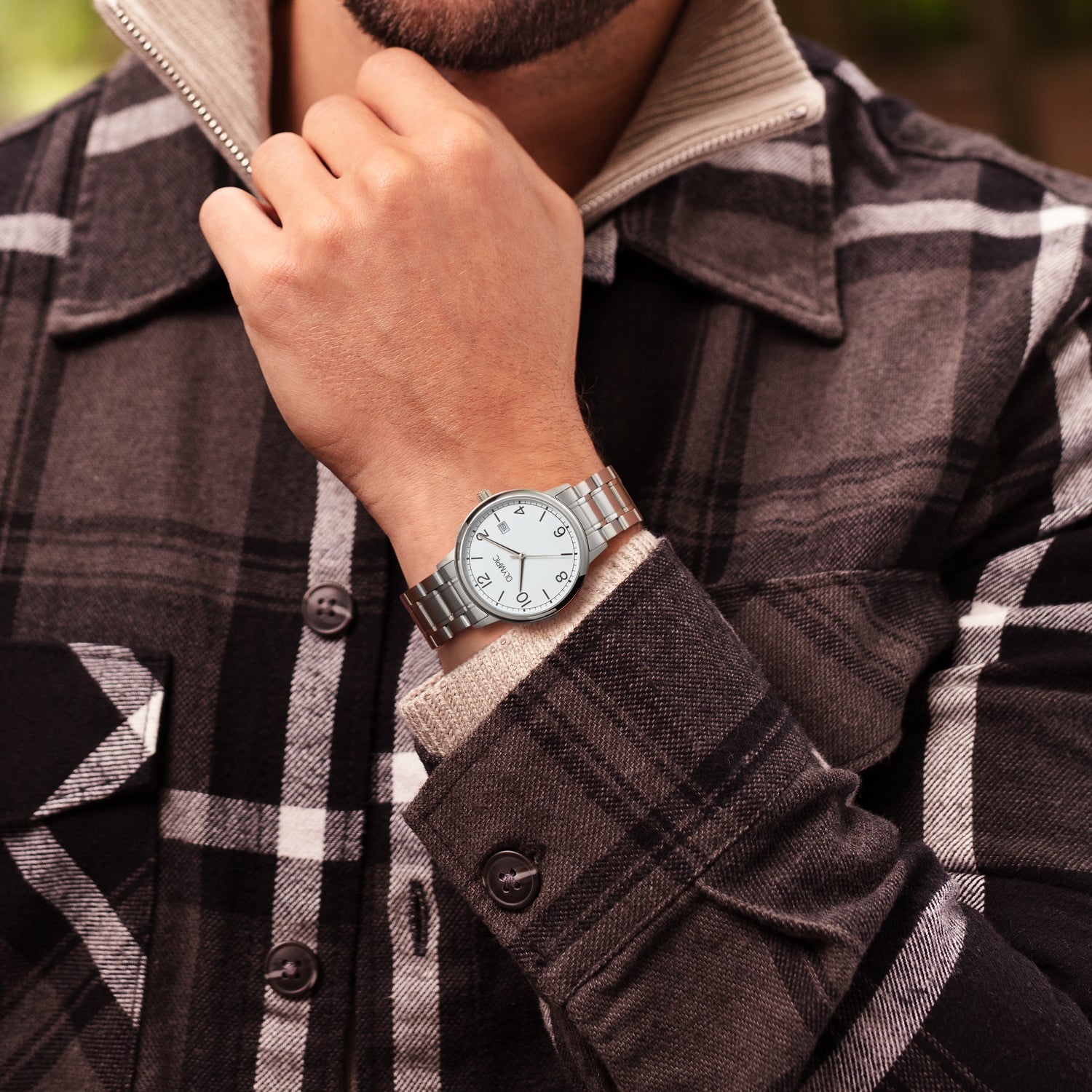 Olympic Henri Wit Heren Horloge 2002-OL80HSS001