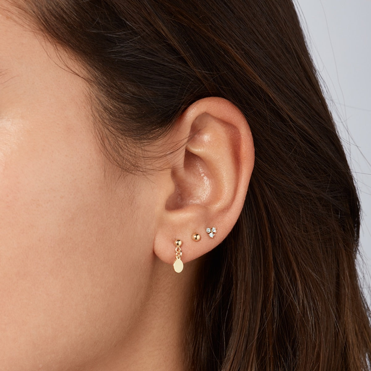 Jackie Gold 14 karat gold Ear Stud JKE24.402