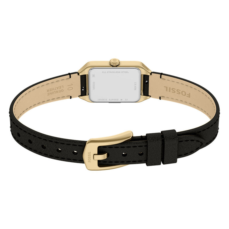 Fossil Raquel Mini Rectangular White Dial Watch ES5470-zoom-