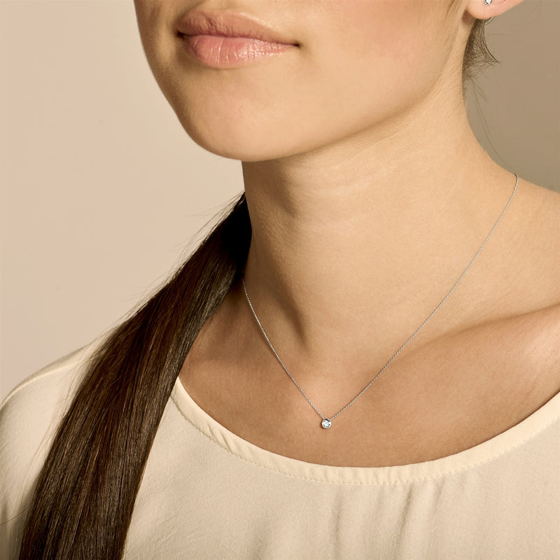 Blush Diamonds Collier Or blanc 14 carats 3113WDI-zoom-