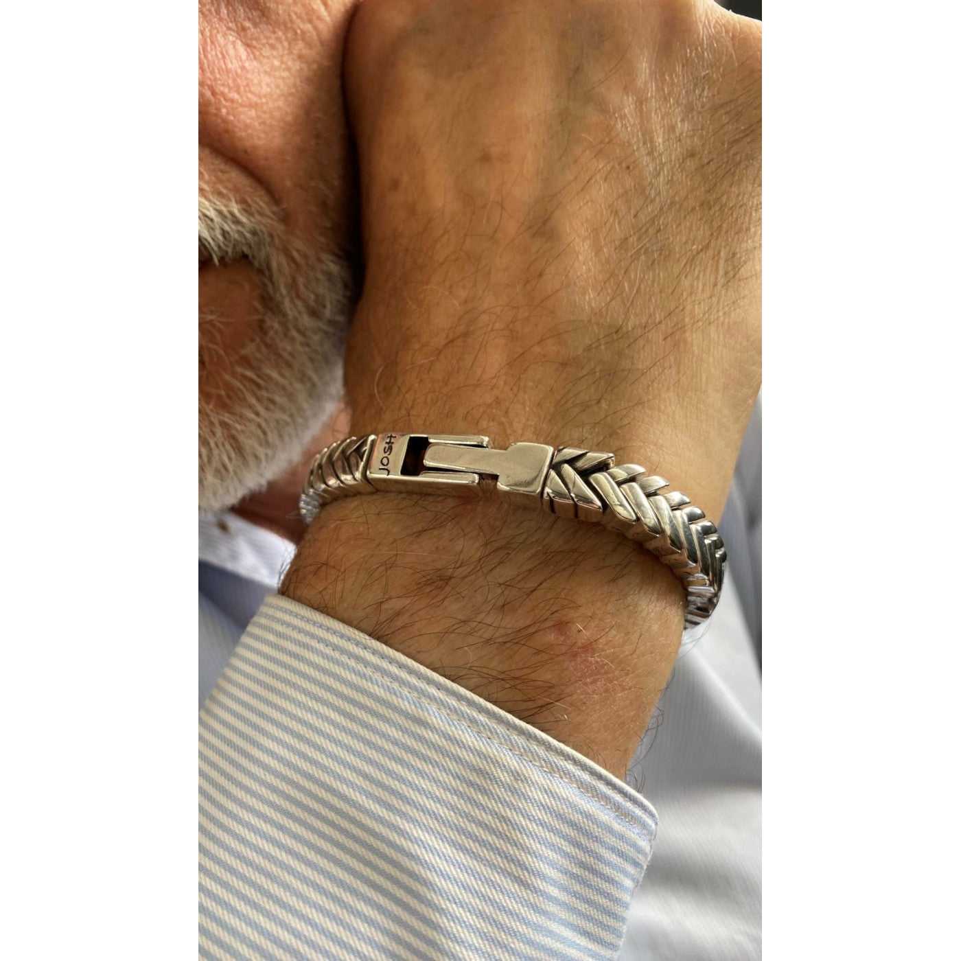 Josh Silver Bracelet 03505-BRA-S/L