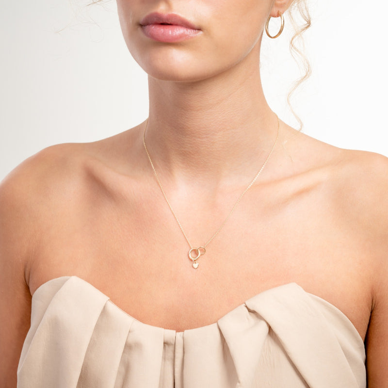 Isabel Bernard Le Marais Cœur Pendentif Or 14 Carats IB350056-zoom-