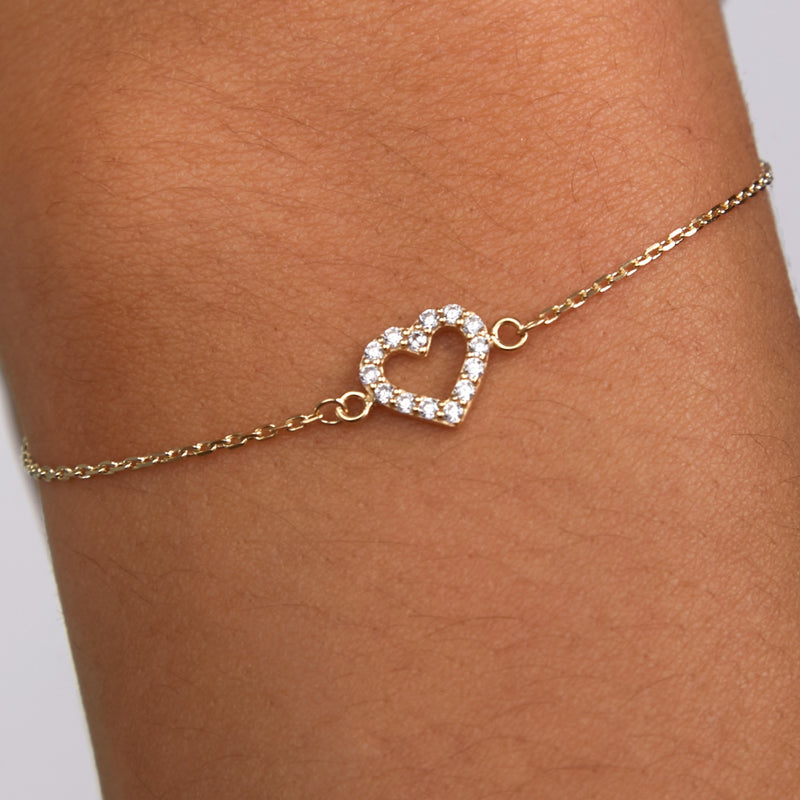 Beloro Jewels Monte Napoleone Valentina 9 karat bracelet with zirconia BO320042-zoom-