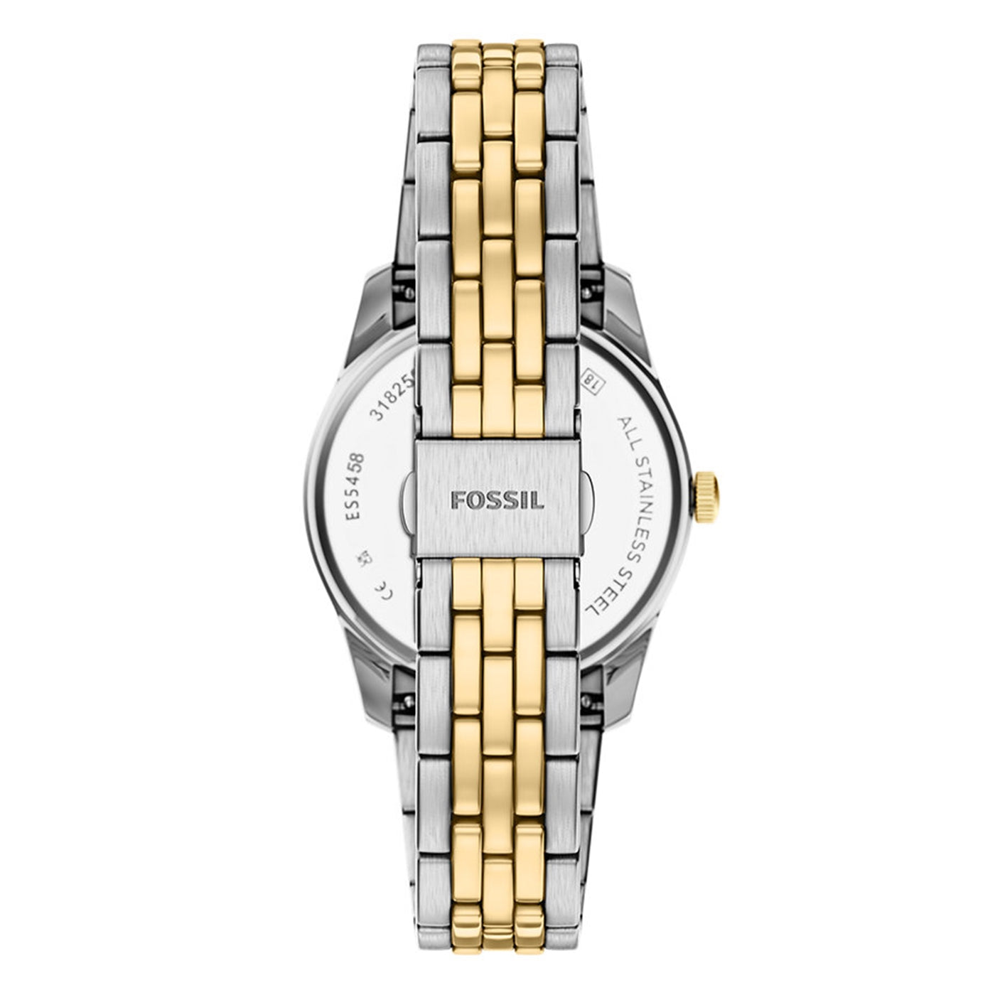 Fossil Scarlette Round Black Dial Watch ES5458