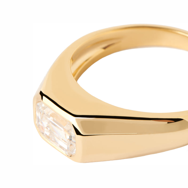 P D Paola The New Essentials Femmes Bague Plaqué or 18 carats AN01-985-10-zoom-