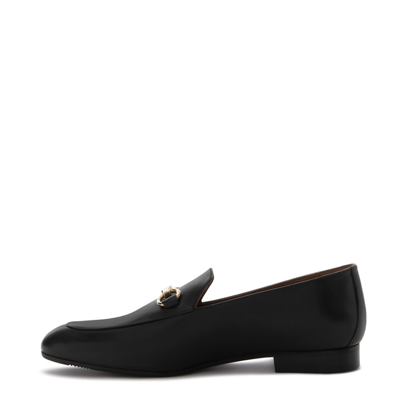 Isabel Bernard Vendôme Fleur Zwarte Leren Loafers Van Kalfsleer IB51000-01-36-zoom-
