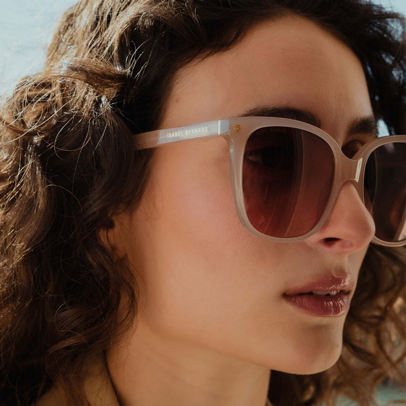 Isabel Bernard La Villette Femmes Lunettes de Soleil Rose IB400007-20-20-zoom-