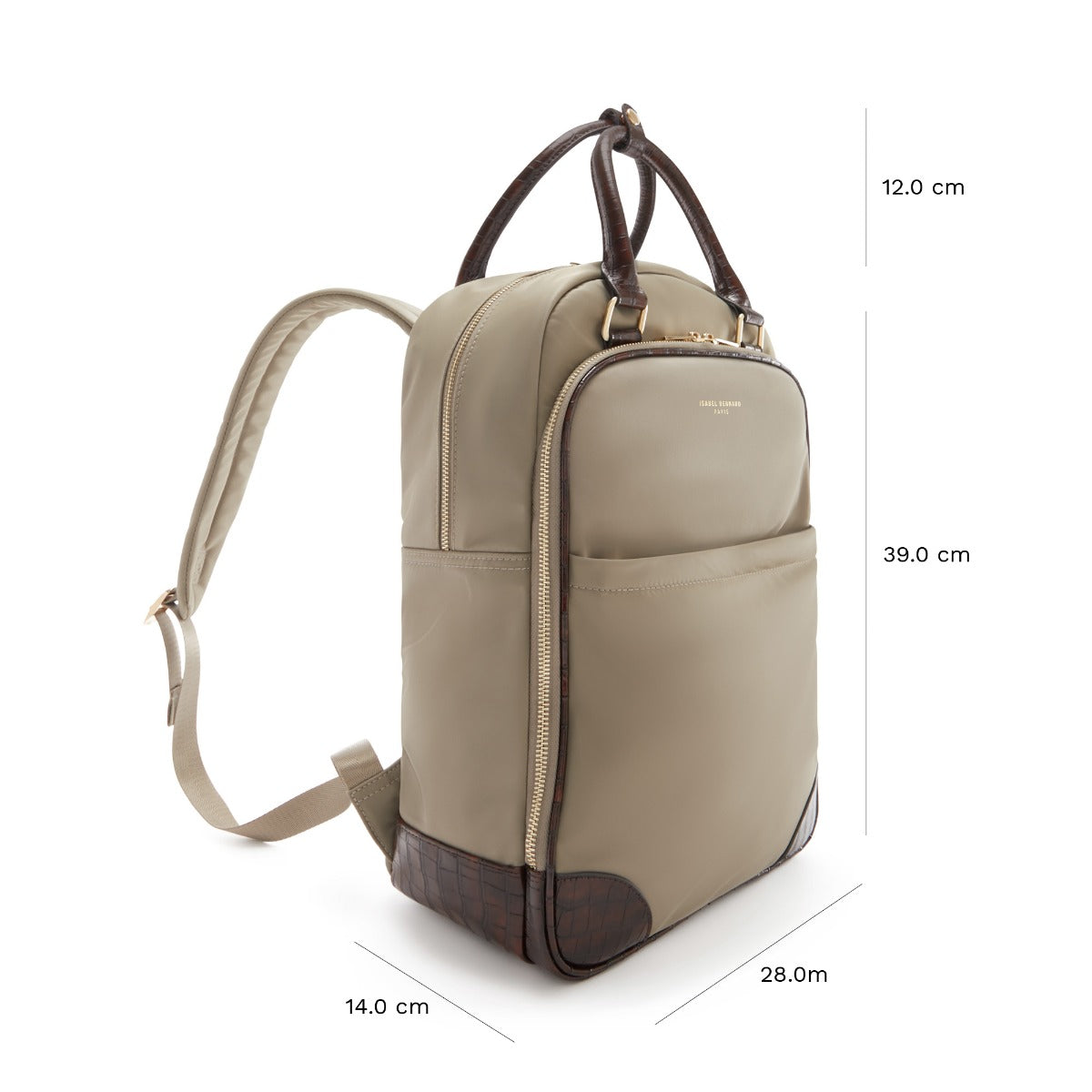 Isabel Bernard Du Louvre Cher Taupe Backpack IB20004-978