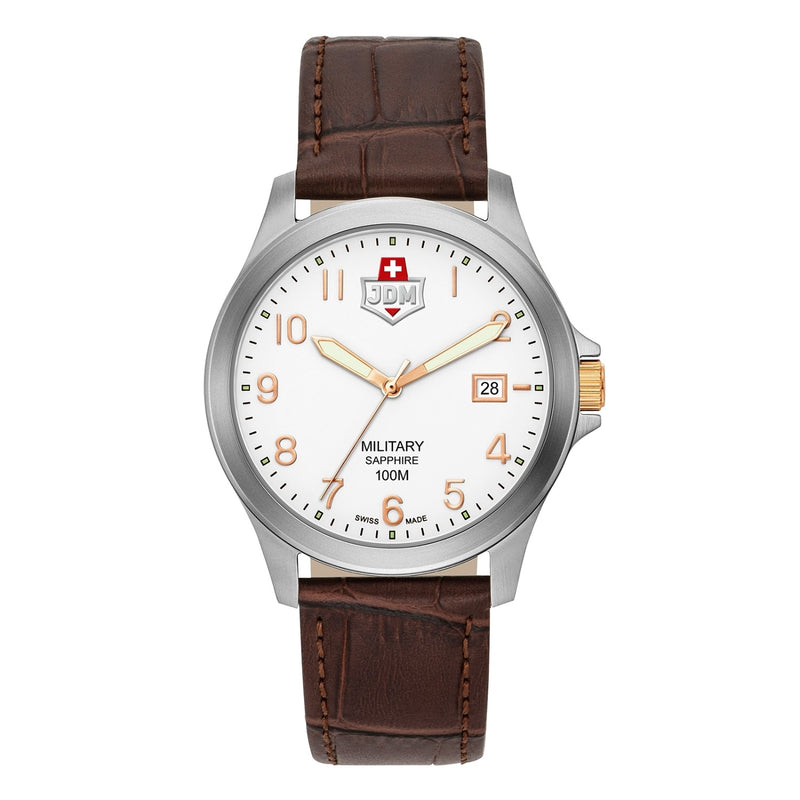 JDM Military Alpha I Montre Homme Blanche JDM-WG001-02-zoom-