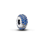 Pandora Moments Charm Clip Pierre Bleue Royal En Cristal Man-Made Silicone 794700C01