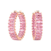 Swarovski Matrix Boucles d'oreilles Or rose 5657726