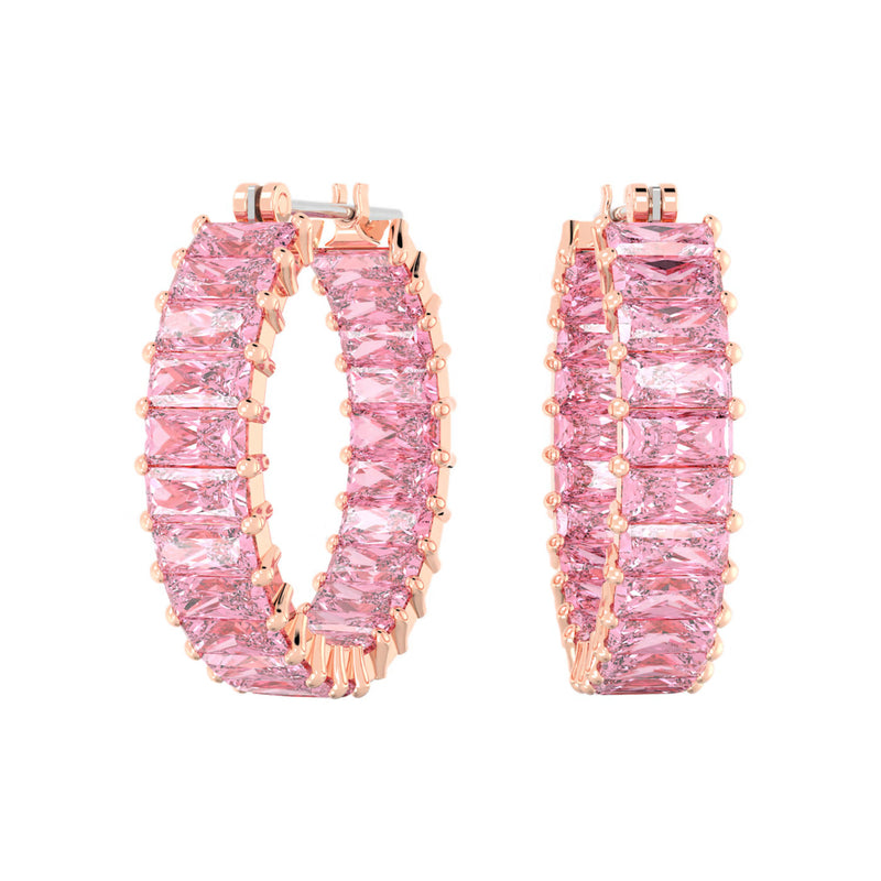 Swarovski Matrix Boucles d'oreilles Or rose 5657726-zoom-