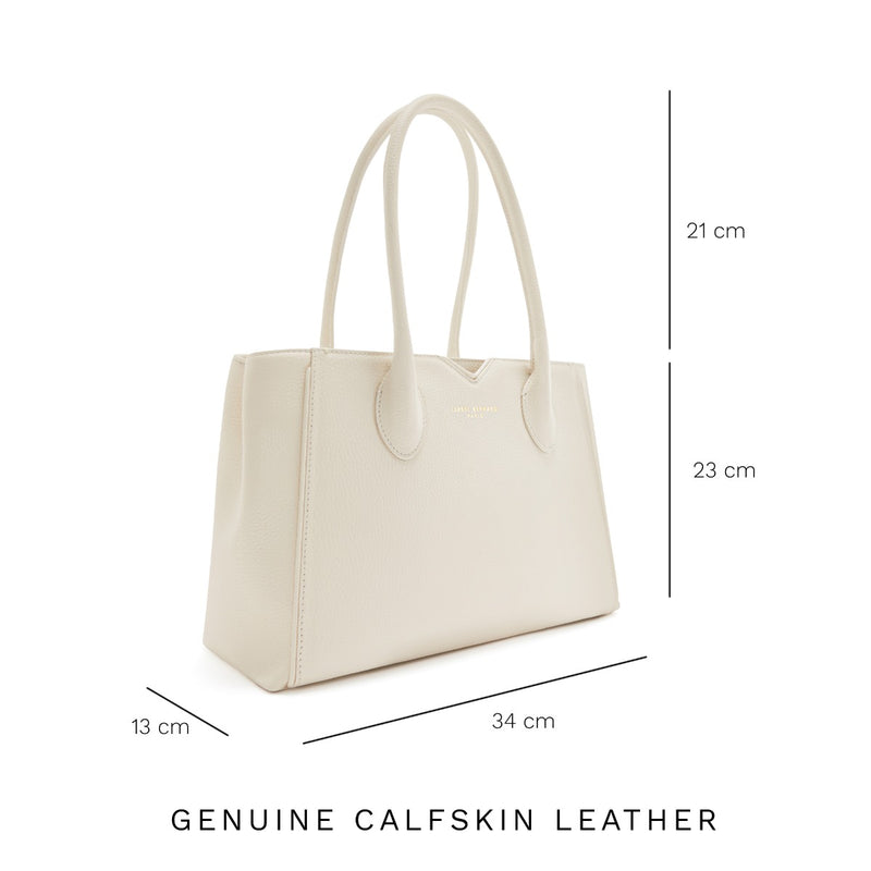 Isabel Bernard Honoré Sac à Main Crème IB25082-070-zoom-