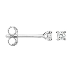 Blush Diamonds 14 karat white gold Ear Stud 7601WDI