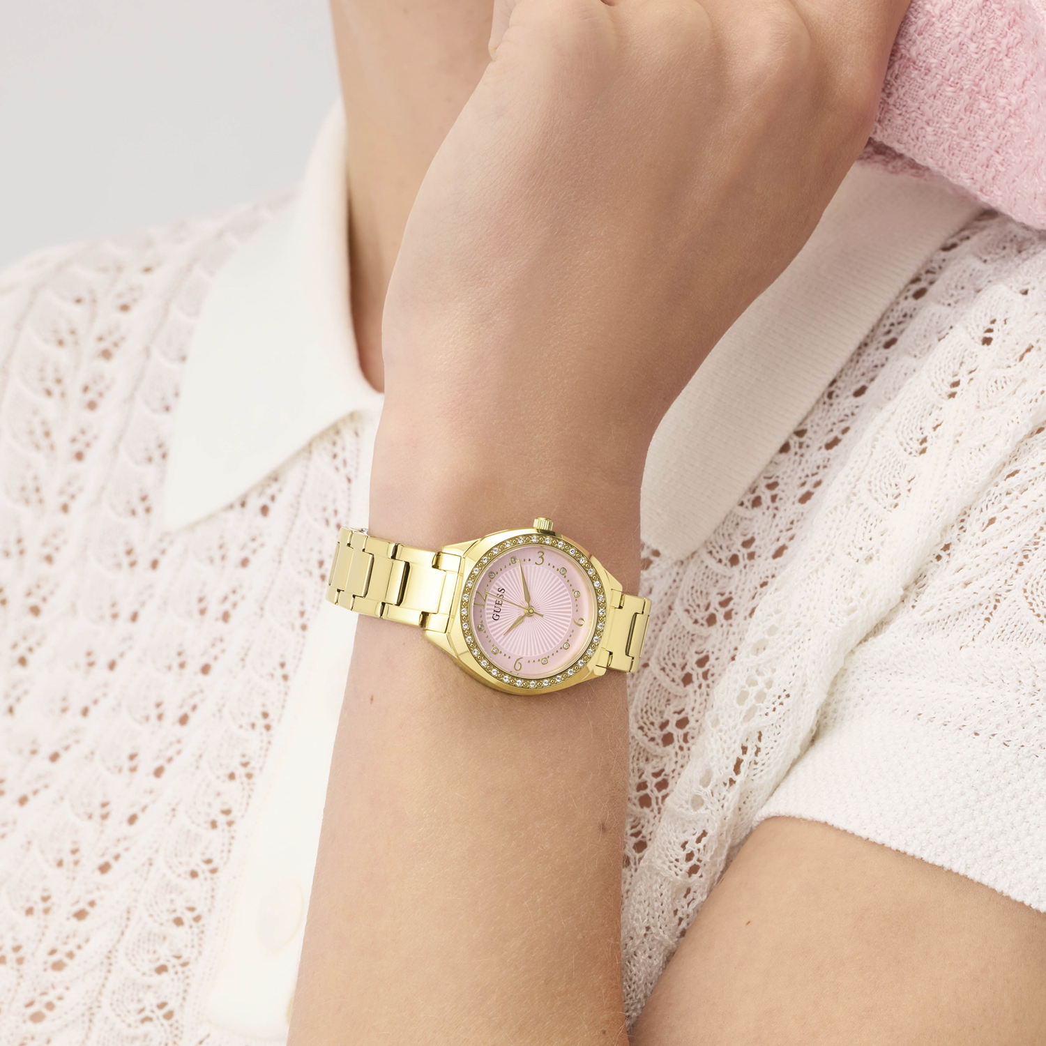 Guess Charlotte Light Pink Women's Watch GW0767L7