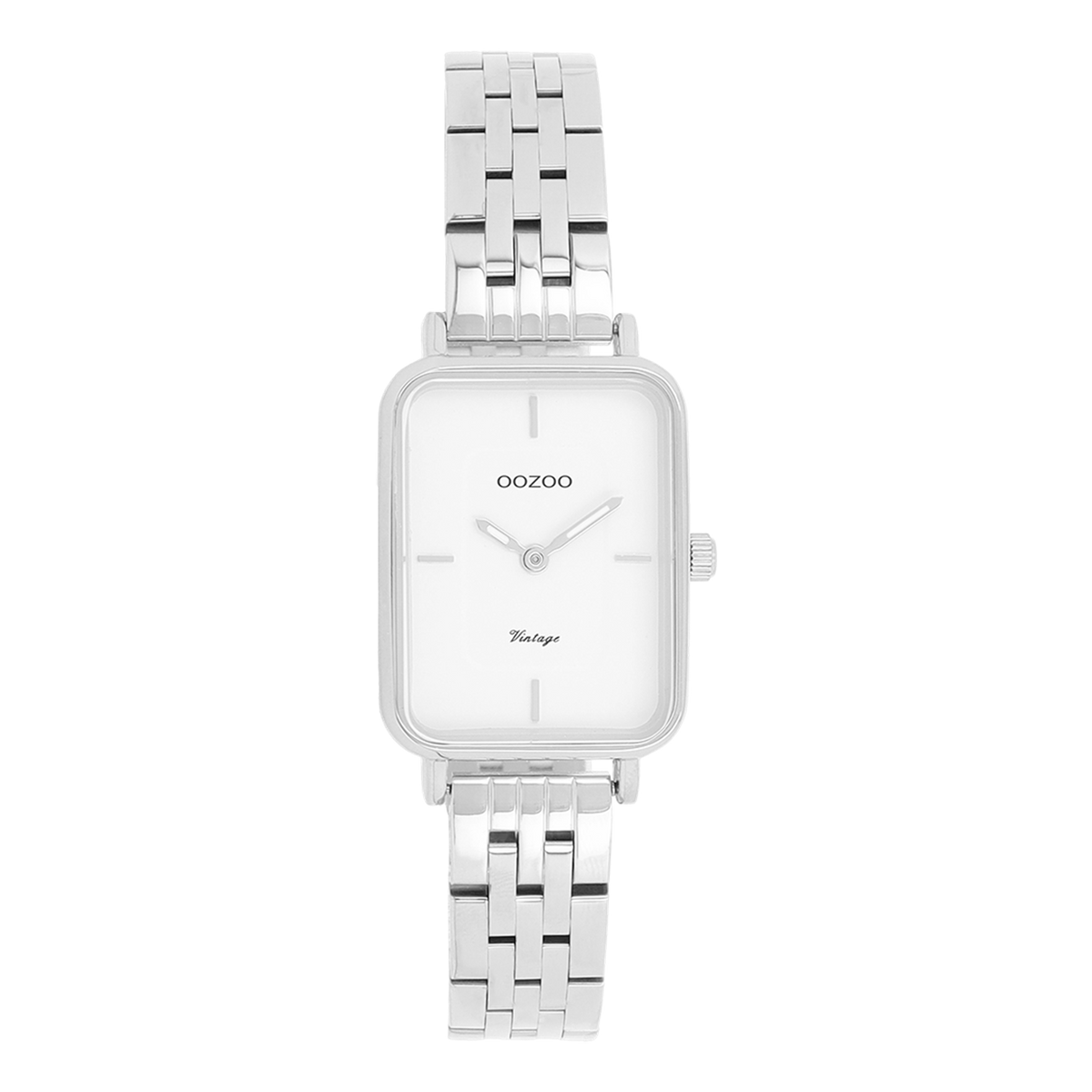 OOZOO Vintage Silver and White Women's Watch C20416