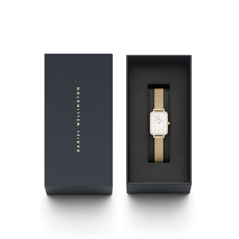 Daniel Wellington Petite Quadro Femmes Montre Or DW00100668-zoom-