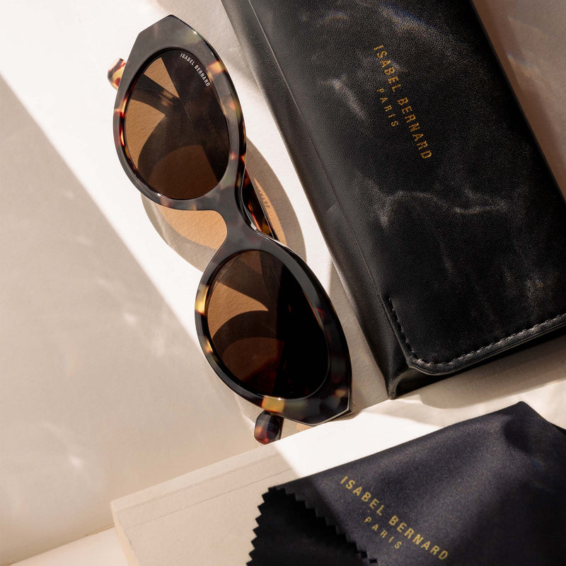 Isabel Bernard La Villette Femmes Lunettes de Soleil Marron IB400002-14-14-zoom-