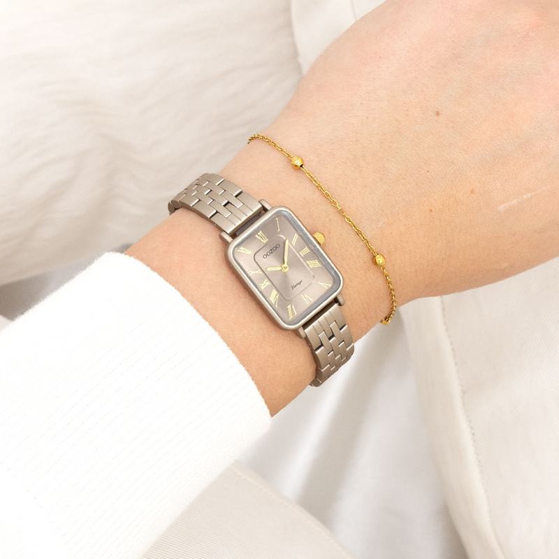 OOZOO Vintage Montre Femme Taupe C20412-zoom-